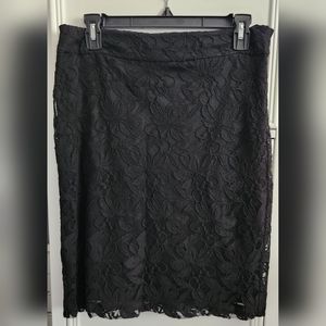 Sunny Leigh Black Lace Skirt Size 4